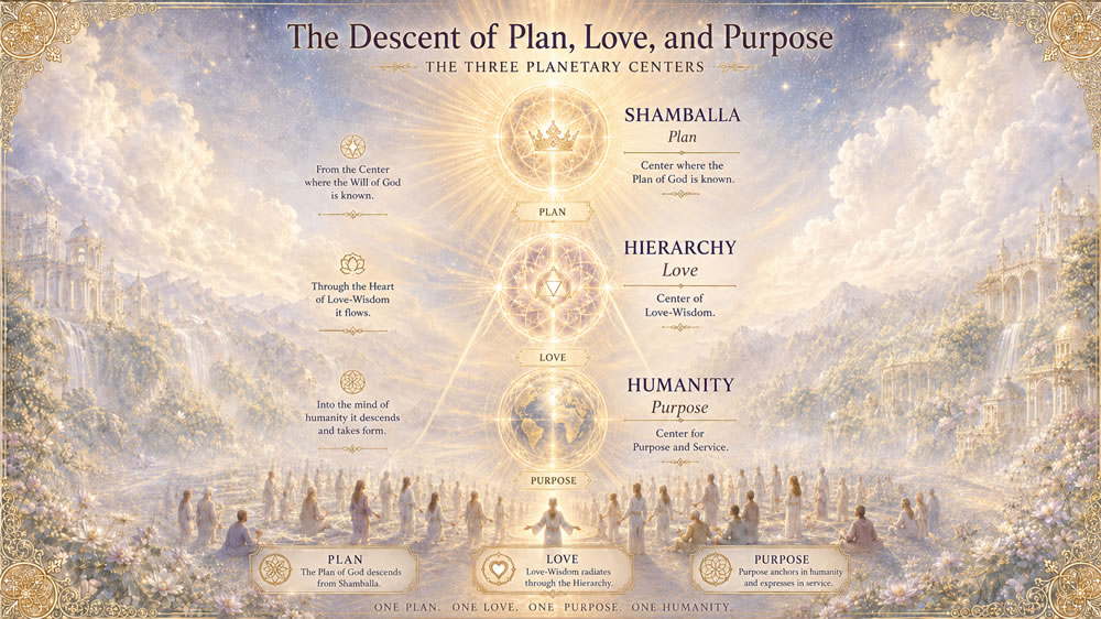 Three Planetary Centers